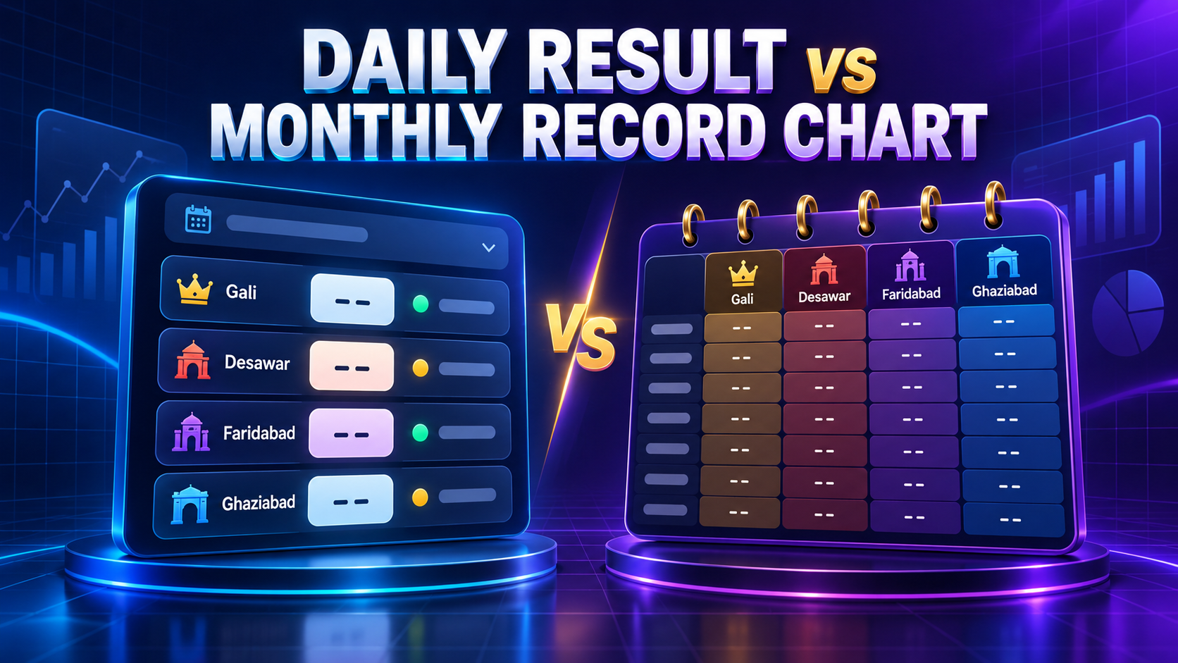 Satta King Daily Result Page vs Monthly Record Chart: What Is the Difference